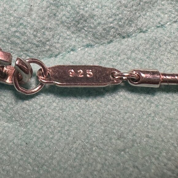 Tiffany & Co Heart Necklace Stencil Cut Out Pendant Necklace - EUC - Picture 4 of 9